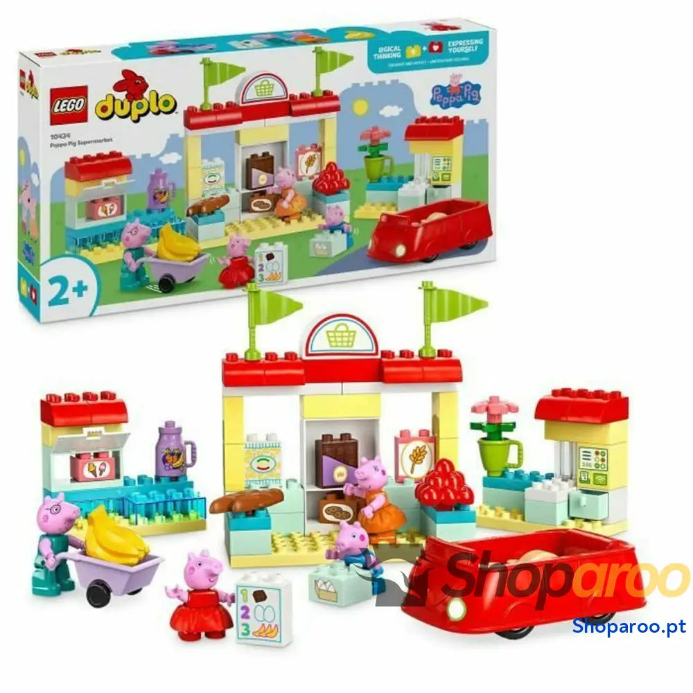 Jogo de Construção Lego 10434 Peppa Pig 70 piezas