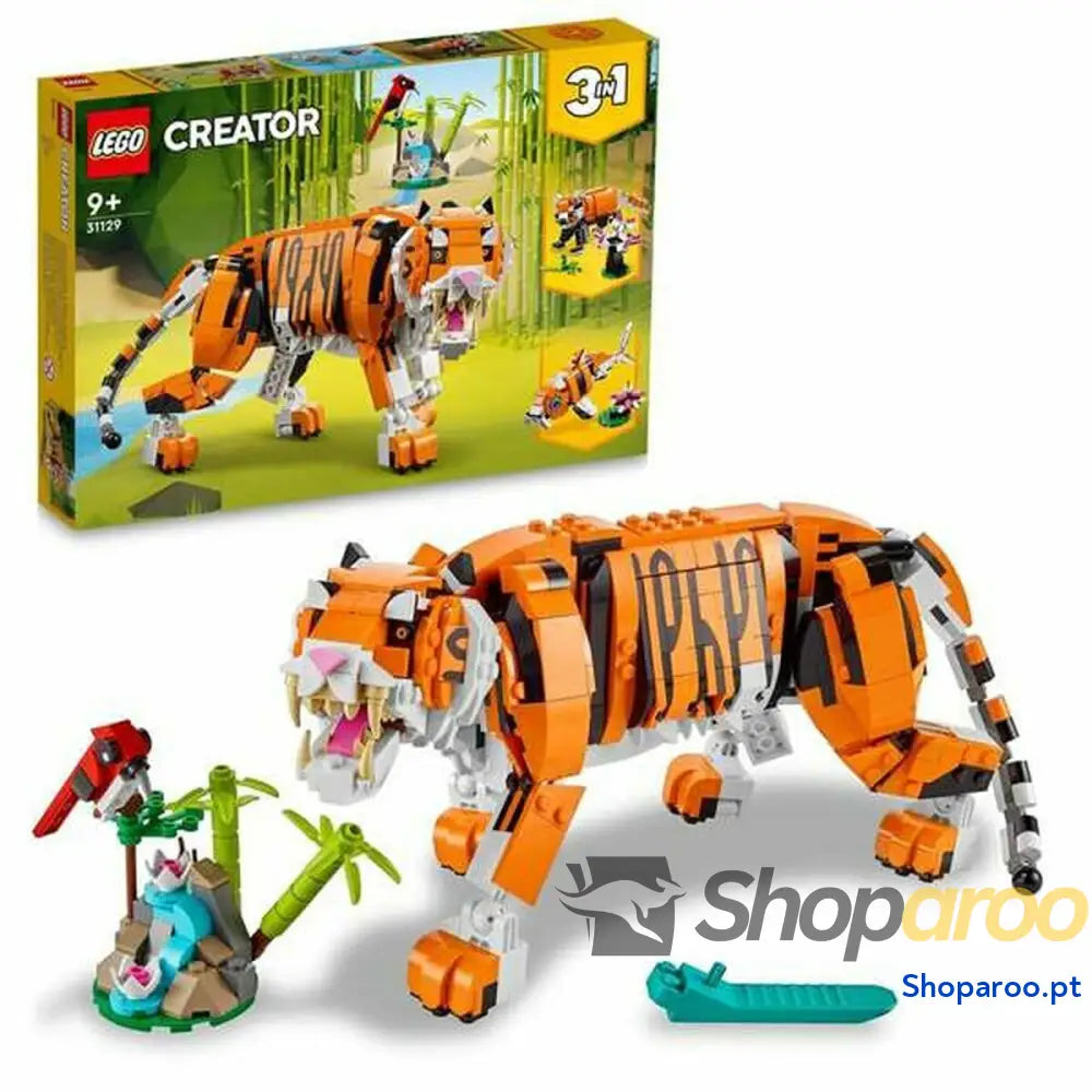 Jogo de Construção Lego 31129 Creator 3-in-1 Her Majesty the Tiger Majestic Tiger 31129 Multicolor (755 pcs)