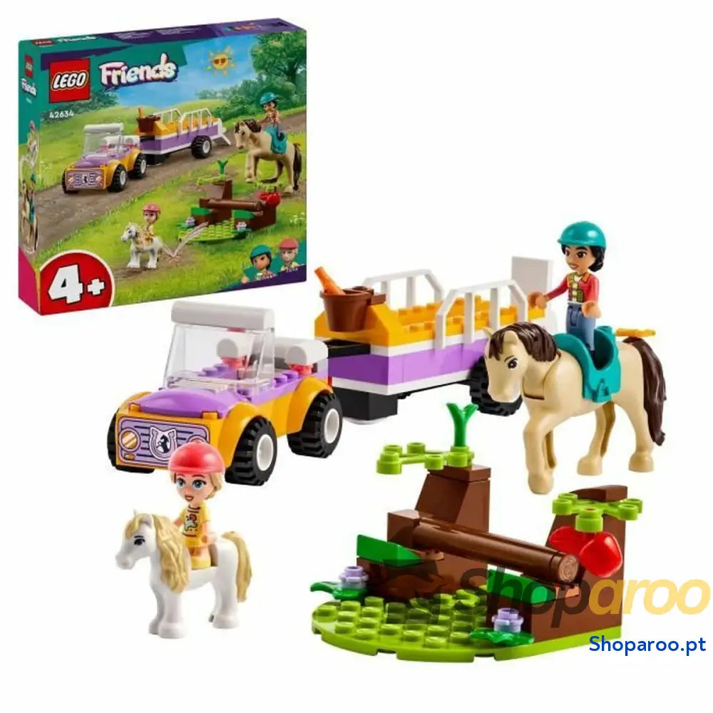 Jogo de Construção Lego 42634 Horse & Pony Trailer Multicolor 105 Peças