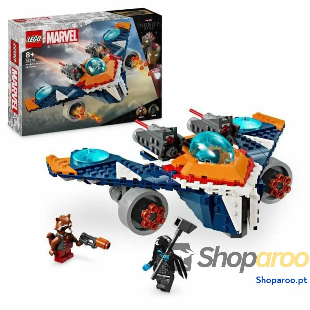 Jogo de Construção Lego 76278 Marvel: Rocket vs. Ronan's Spaceship Multicolor 290 Peças