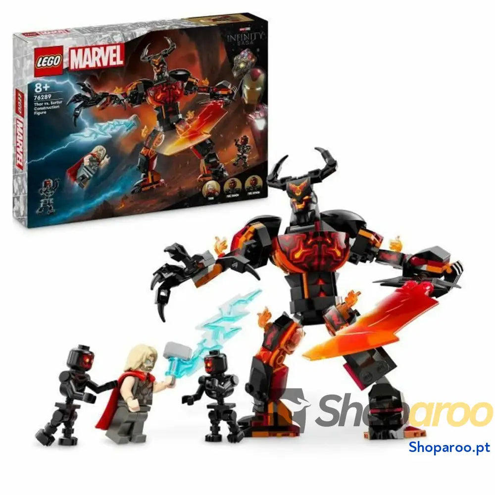 Jogo de Construção Lego 76289 Thor vs. Surtur 245 Peças