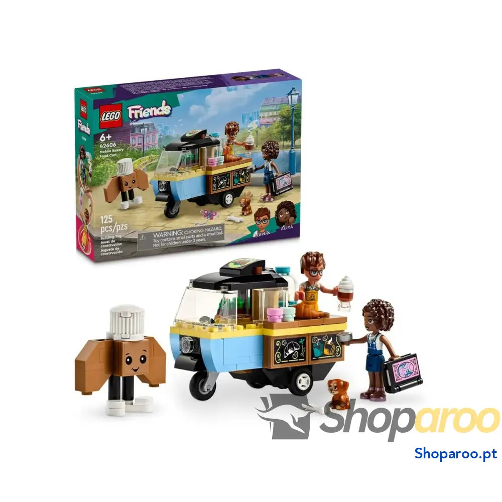 Jogo de Construção Lego Carro de Comida de Panadería Móvil Multicolor 125Peças