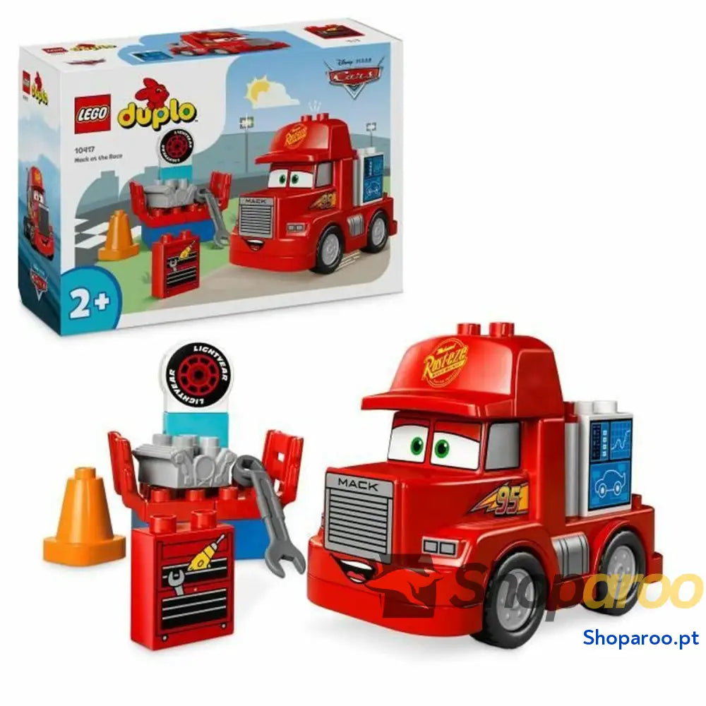 Jogo de Construção Lego DUPLO 10417 Disney and Pixar Cars Mack Race Multicolor