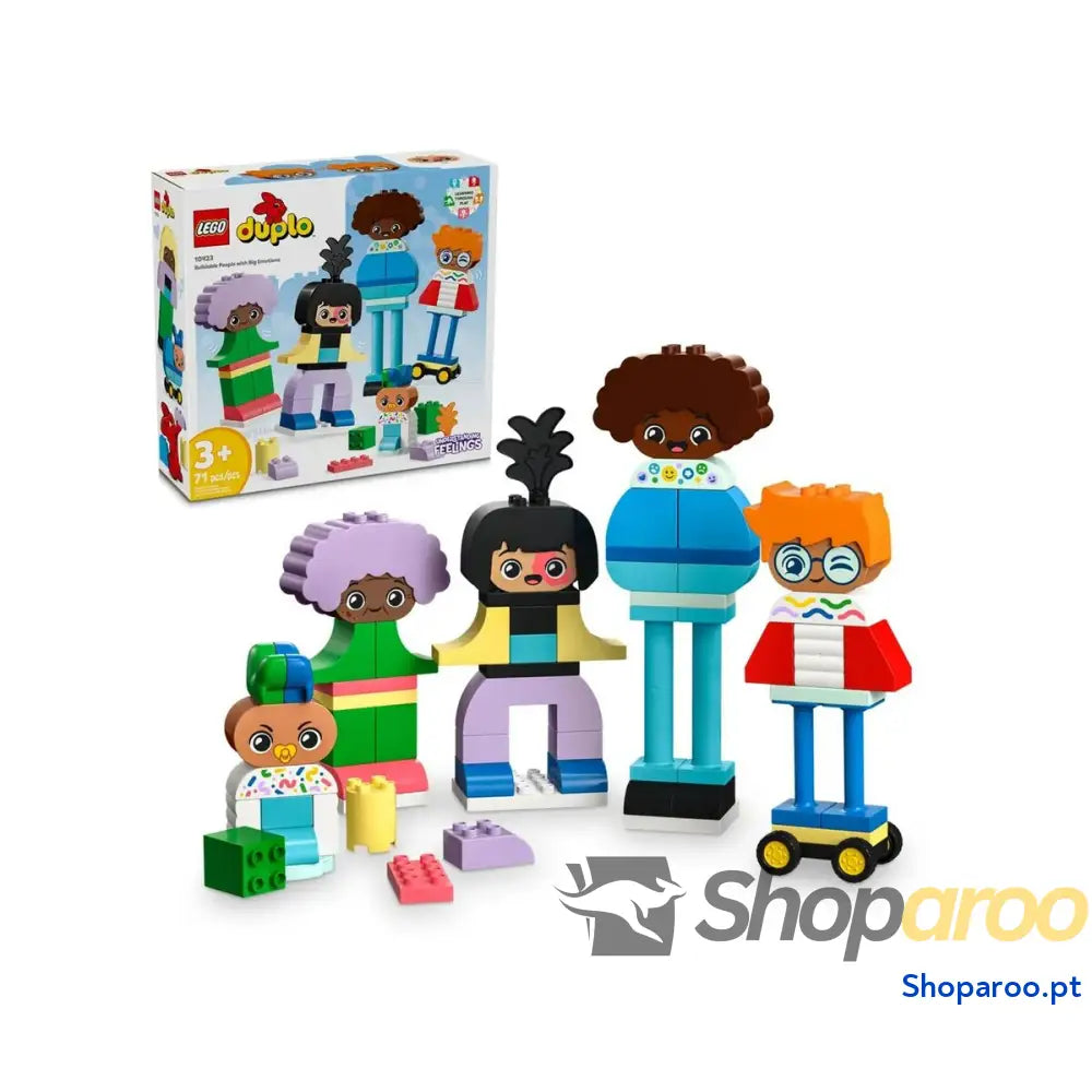 Jogo de Construção Lego Duplo Buildable People with Big Emotions Multicolor