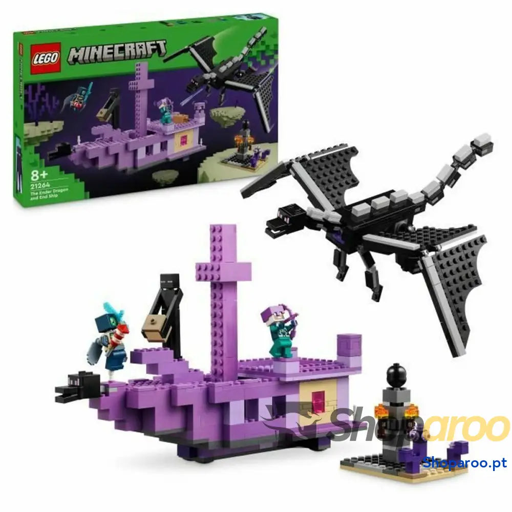 Jogo de Construção Lego Ender Dragon & Ship Multicolor