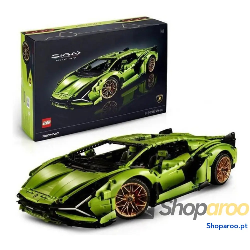 Jogo de Construção   Lego Lamborghini Sián FKP 37         Multicolor
