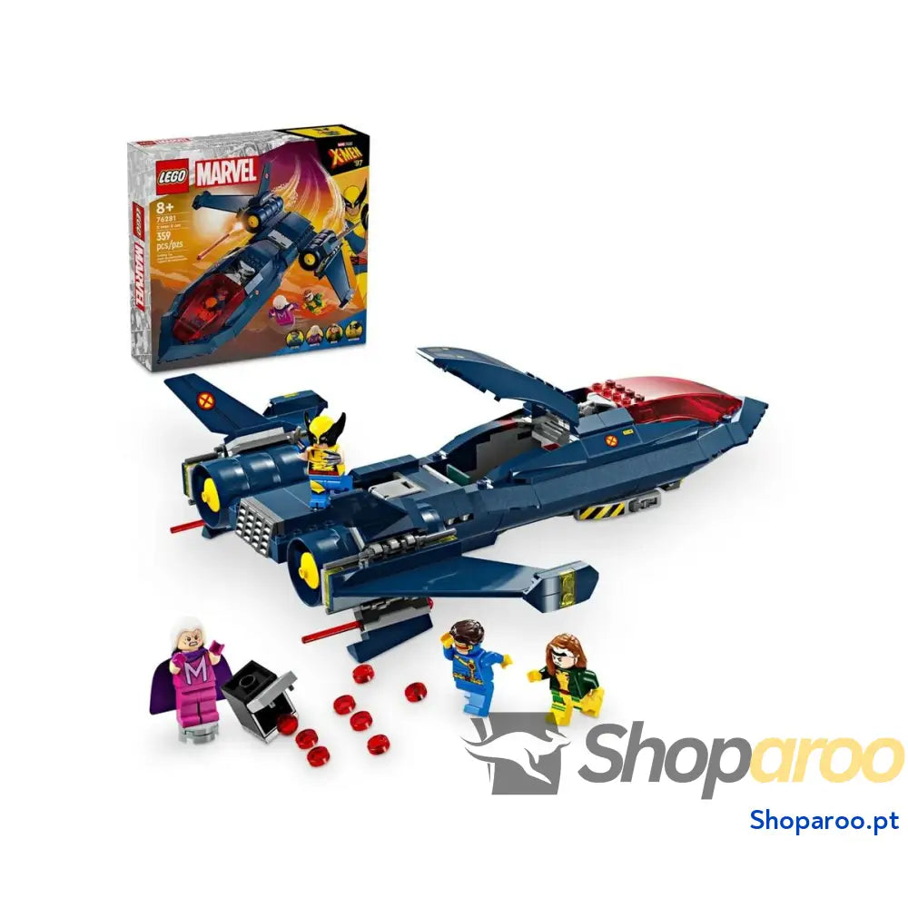 Jogo de Construção Lego MARVEL 76281 X-MEN X-JET Multicolor 359 Peças