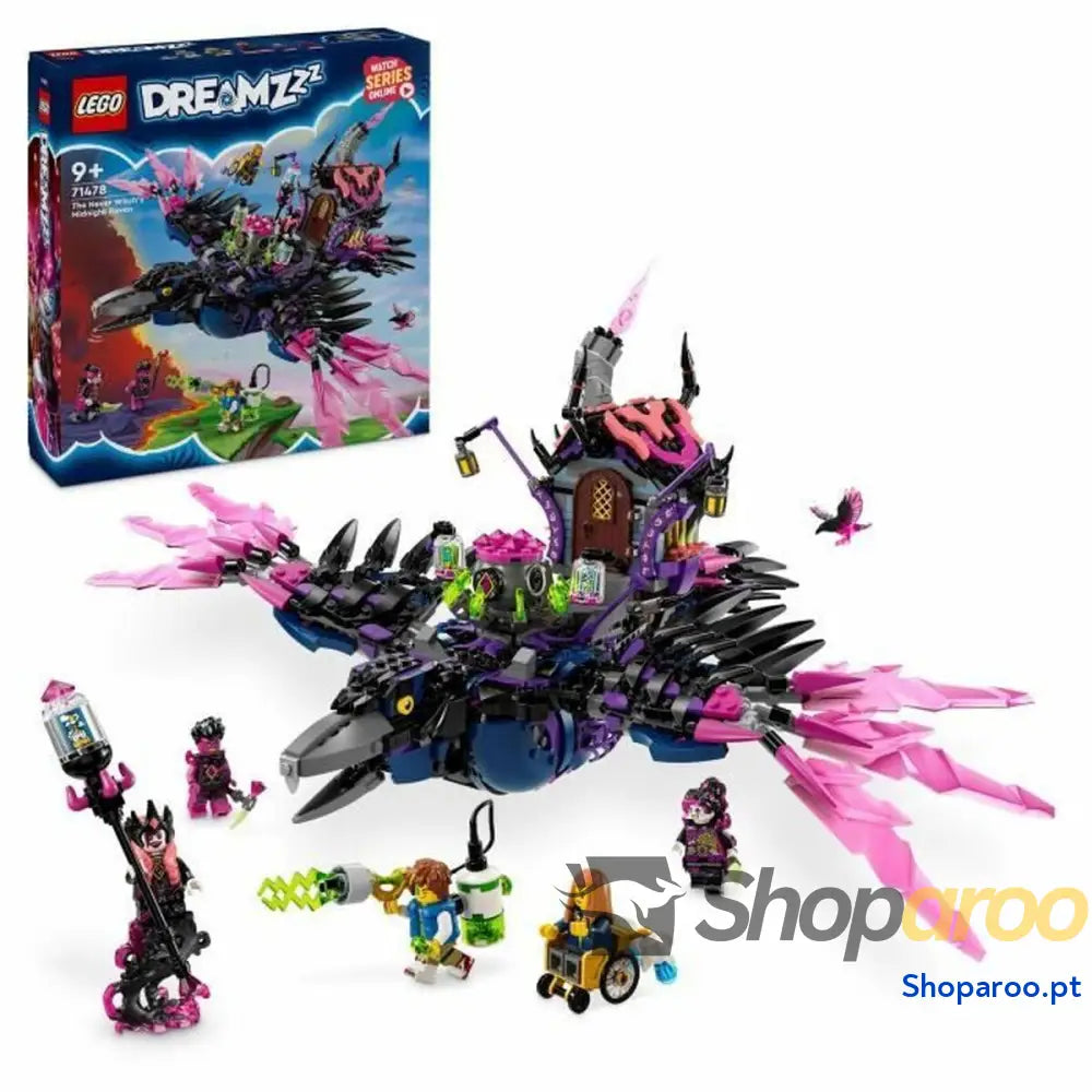Jogo de Construção Lego Nightmare Witch's Midnight Raven Multicolor