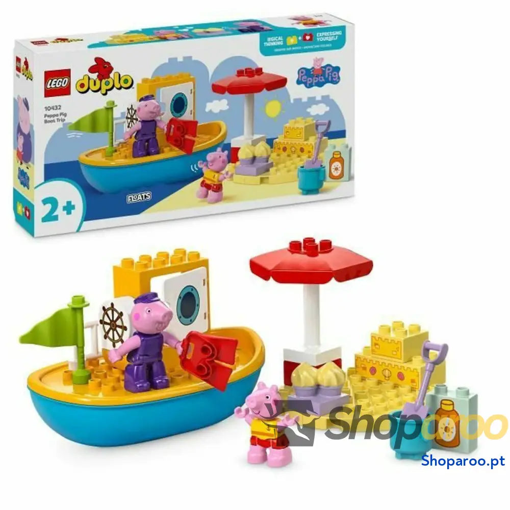 Jogo de Construção Lego Peppa Pig's Boat Trip Multicolor