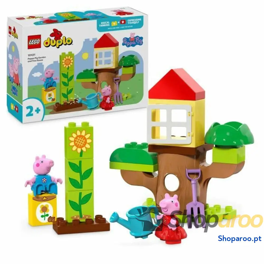 Jogo de Construção Lego Peppa Pig's Garden and Treehouse Multicolor