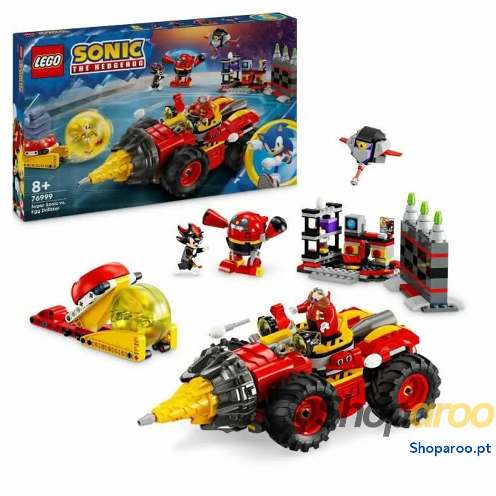 Jogo de Construção Lego Sonic the Hedgehog 76999 Super Sonic vs. Egg Drillster 590 Peças