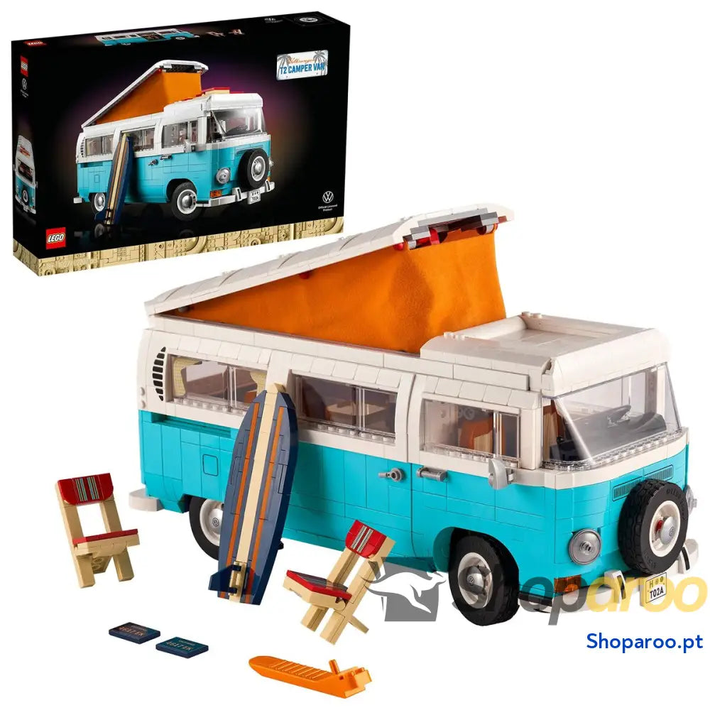 Jogo de Construção Lego Volkswagen T2 Camper Van 10279 2207 Peças