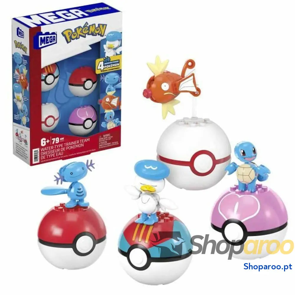 Jogo de Construção MEGA BRANDS 4 WATER POKEMON