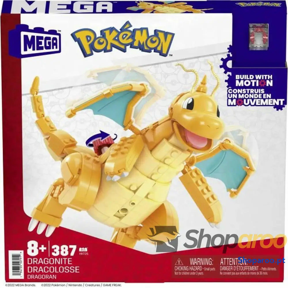Jogo de Construção Mega Construx Mega Pokémon Dragão 387 Peças