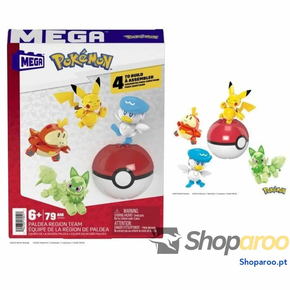 Jogo de Construção Mega Construx MEGA Pokémon Multicolor