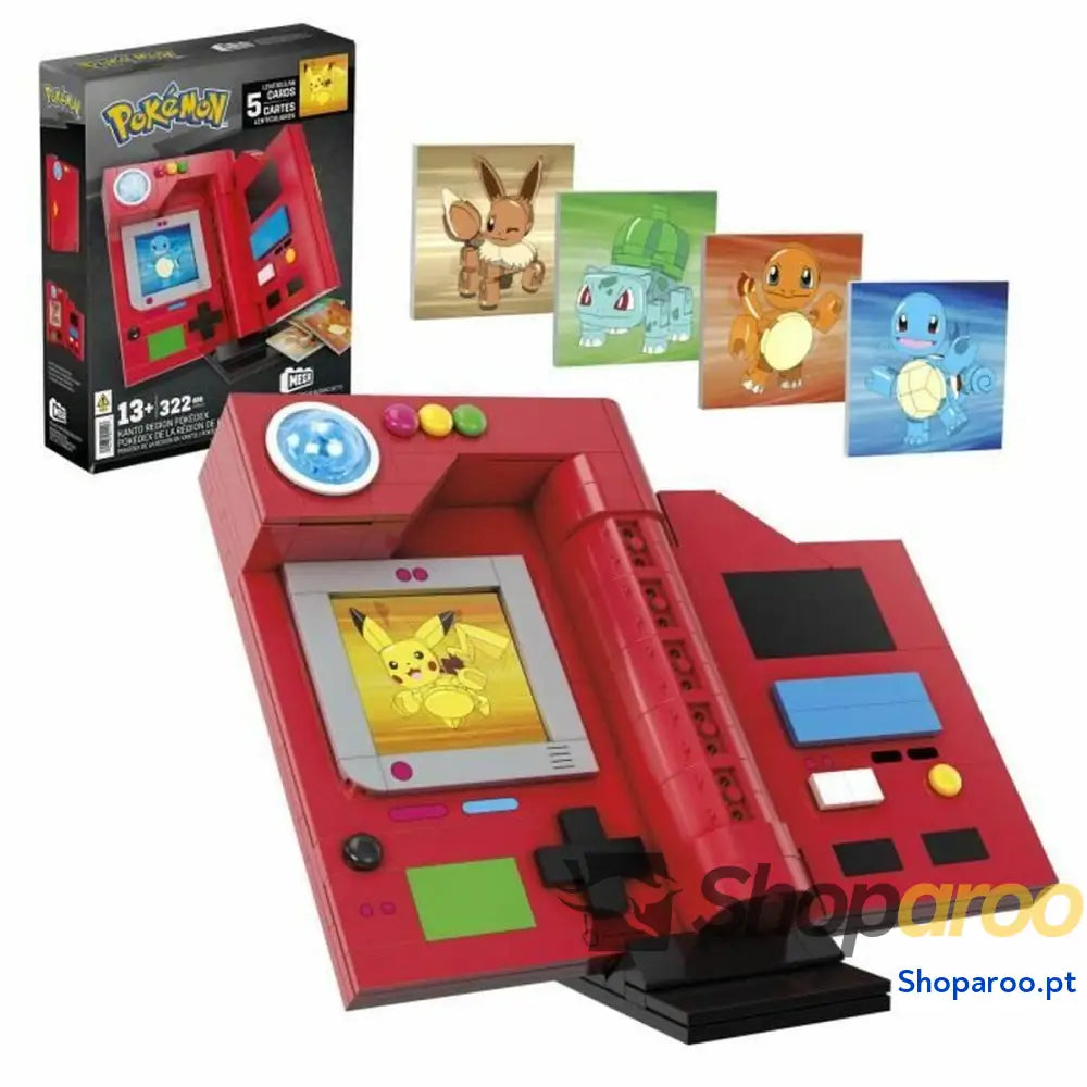 Jogo de Construção Megablocks MEGA-Pokémon-Pokédex of the Kanto region-322 pieces HYM37
