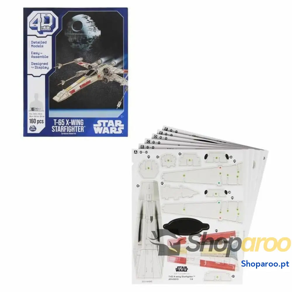 Jogo de Construção Star Wars T-65 X-Wing Starfighter 160 Peças 38 x 34,5 x 26 cm Multicolor