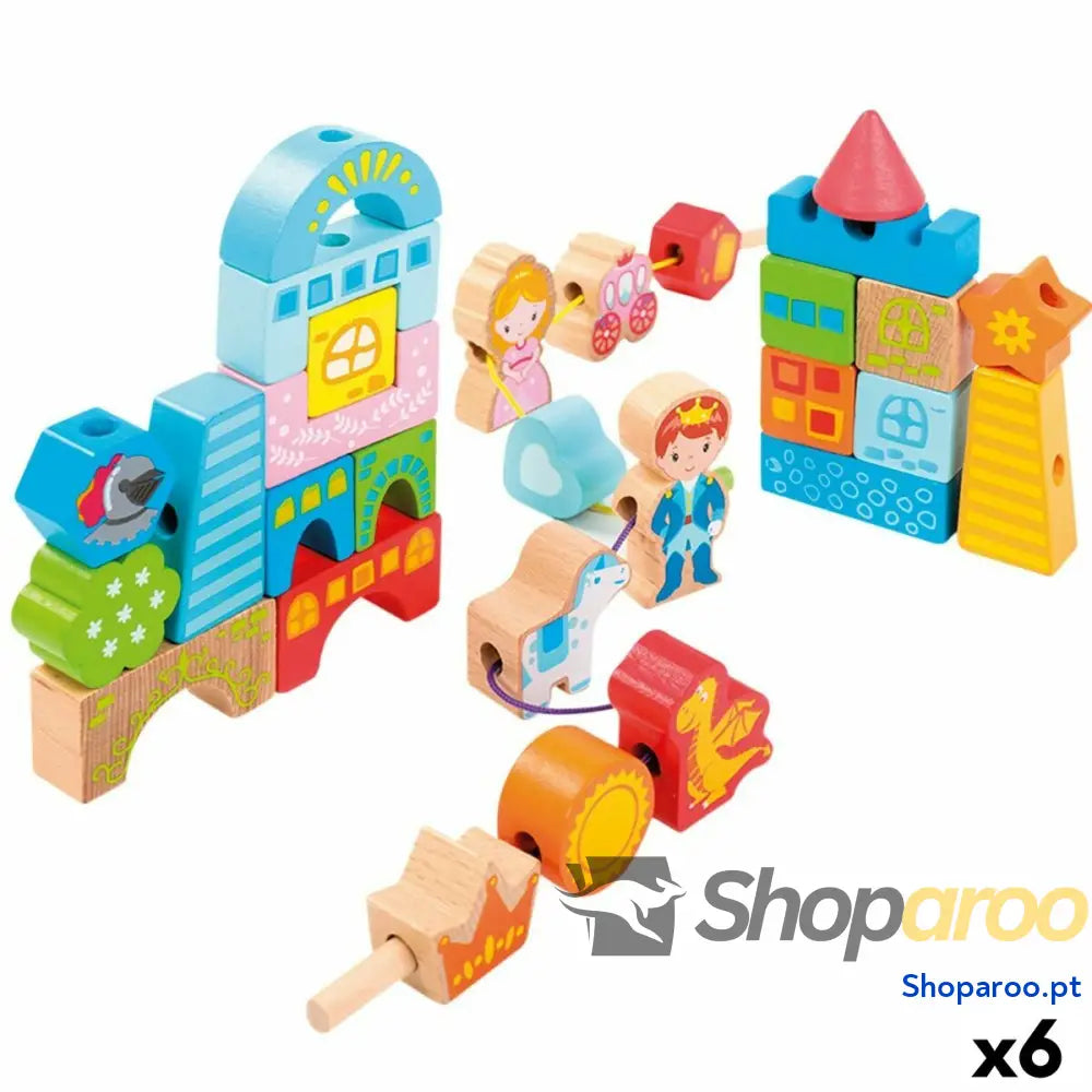 Jogo de Construção Woomax 32 Peças (6 Unidades)