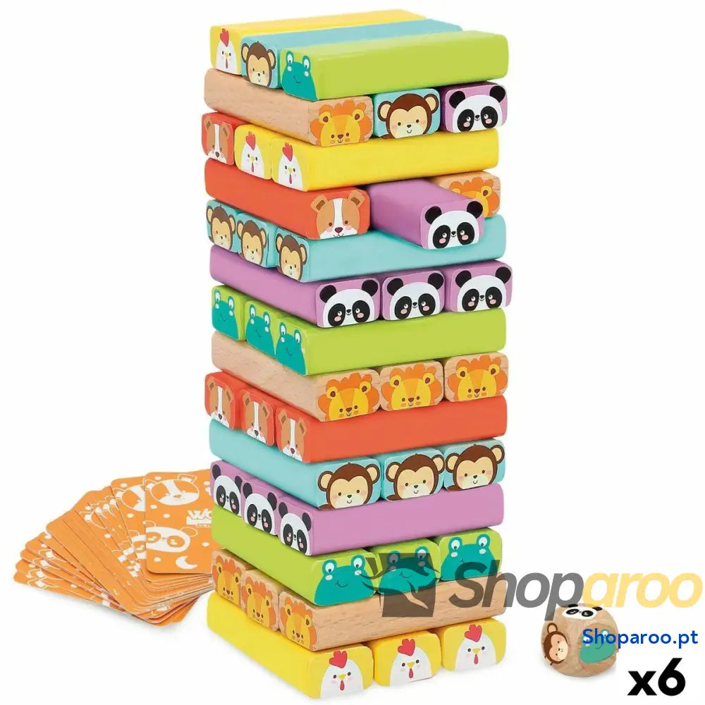 Jogo de Construção Woomax (6 Unidades)