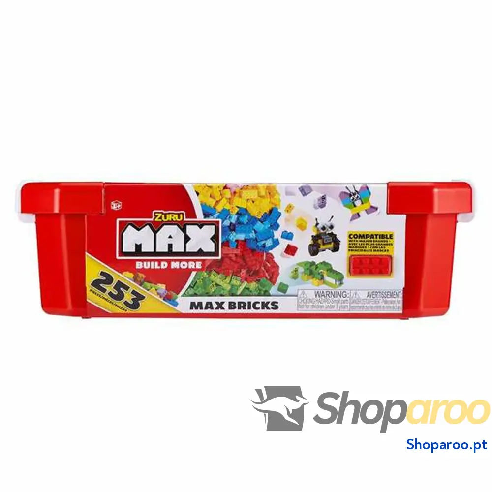 Jogo de Construção Zuru Max Build 253 Peças 18 x 39 x 12 cm