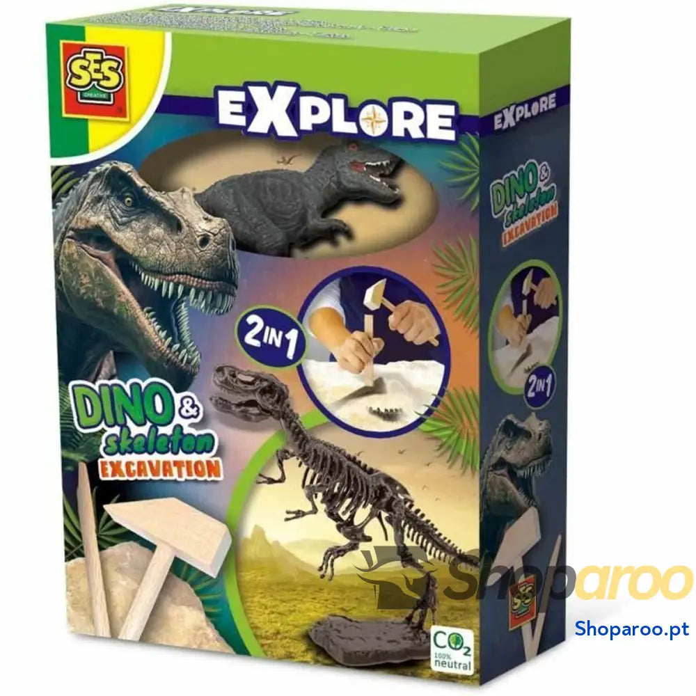 Jogo de Escavação SES Creative T-rex