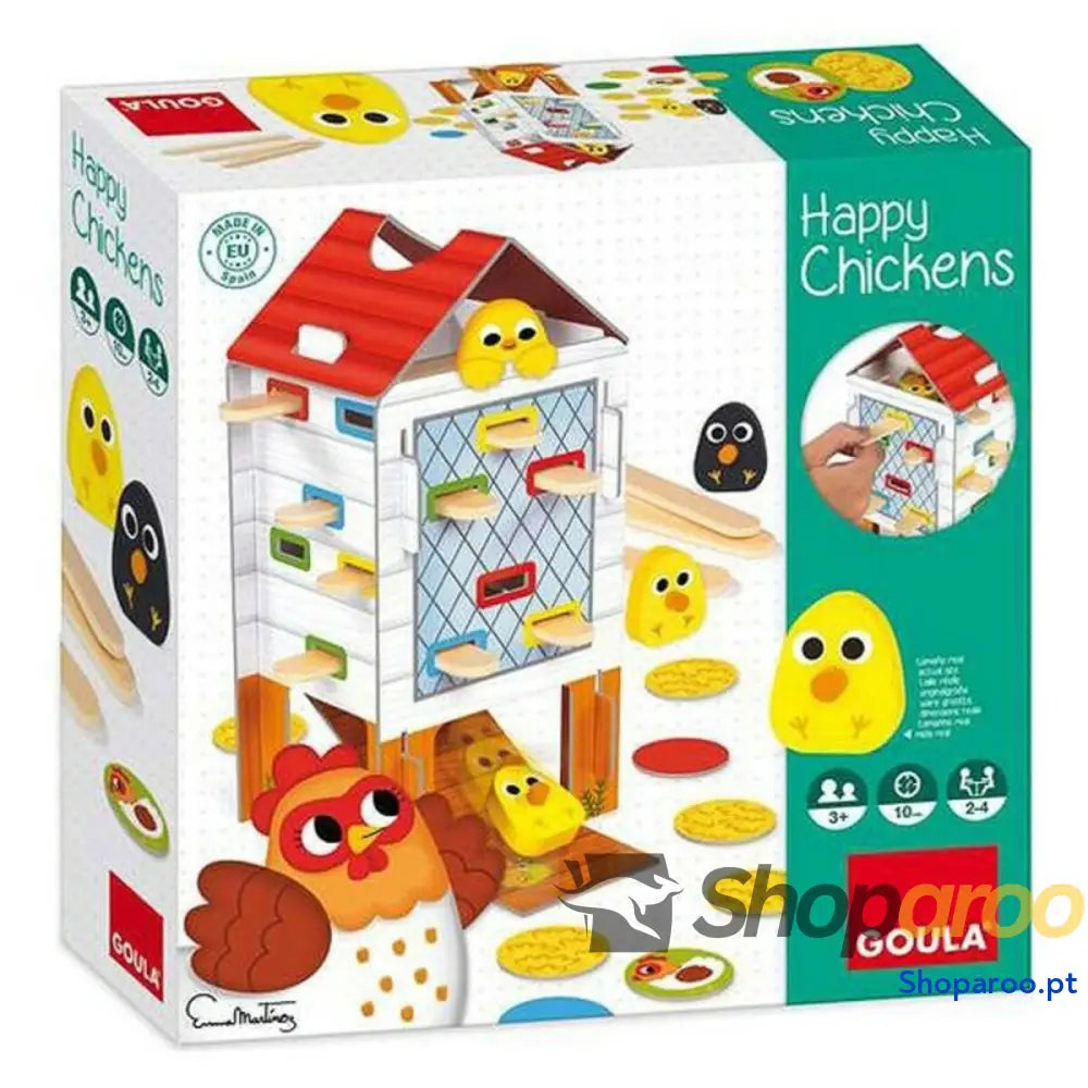 Jogo de Habilidade para Bebé HAPPY CHICKEN Goula 53170