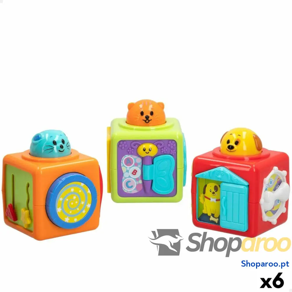 Jogo de Habilidade para Bebé Winfun 3 Peças 8 x 24,5 x 8 cm (6 Unidades)