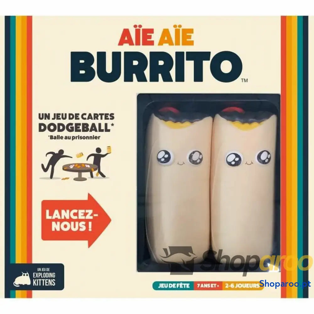 Jogo de Mesa Asmodee Aïe Aïe Burrito (FR)