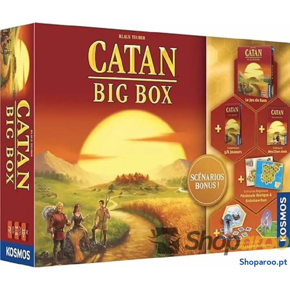Jogo de Mesa Asmodee Catan Big Box (FR)