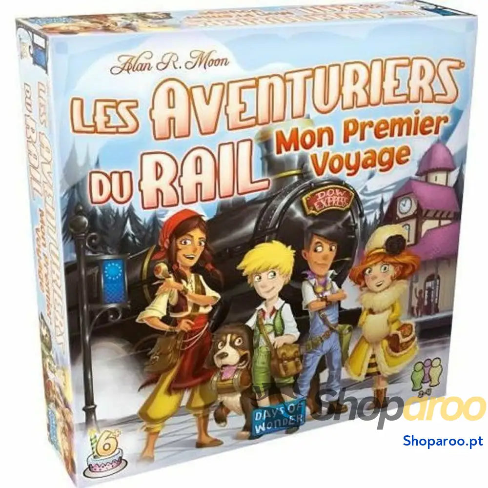 Jogo de Mesa Asmodee Rail Adventurers : My First Voyage (FR) Preto Azul Branco Verde