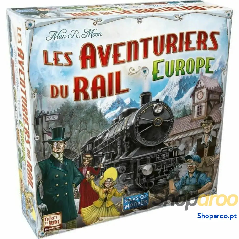 Jogo de Mesa Asmodee The Adventurers of Rail Europe (FR)