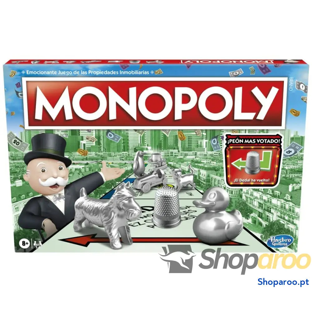 Jogo de Mesa Hasbro Monopoly Clasico Madrid ES