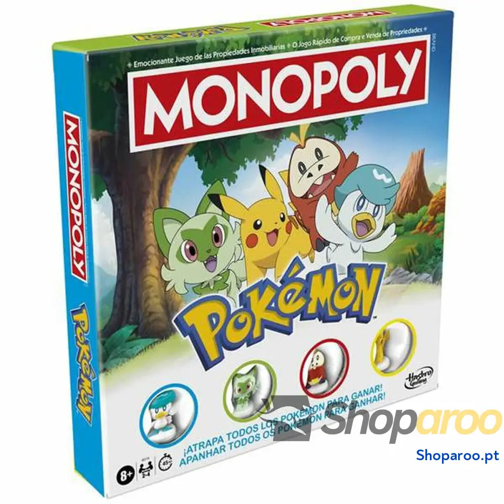 Jogo de Mesa Hasbro Monopoly Pokemon
