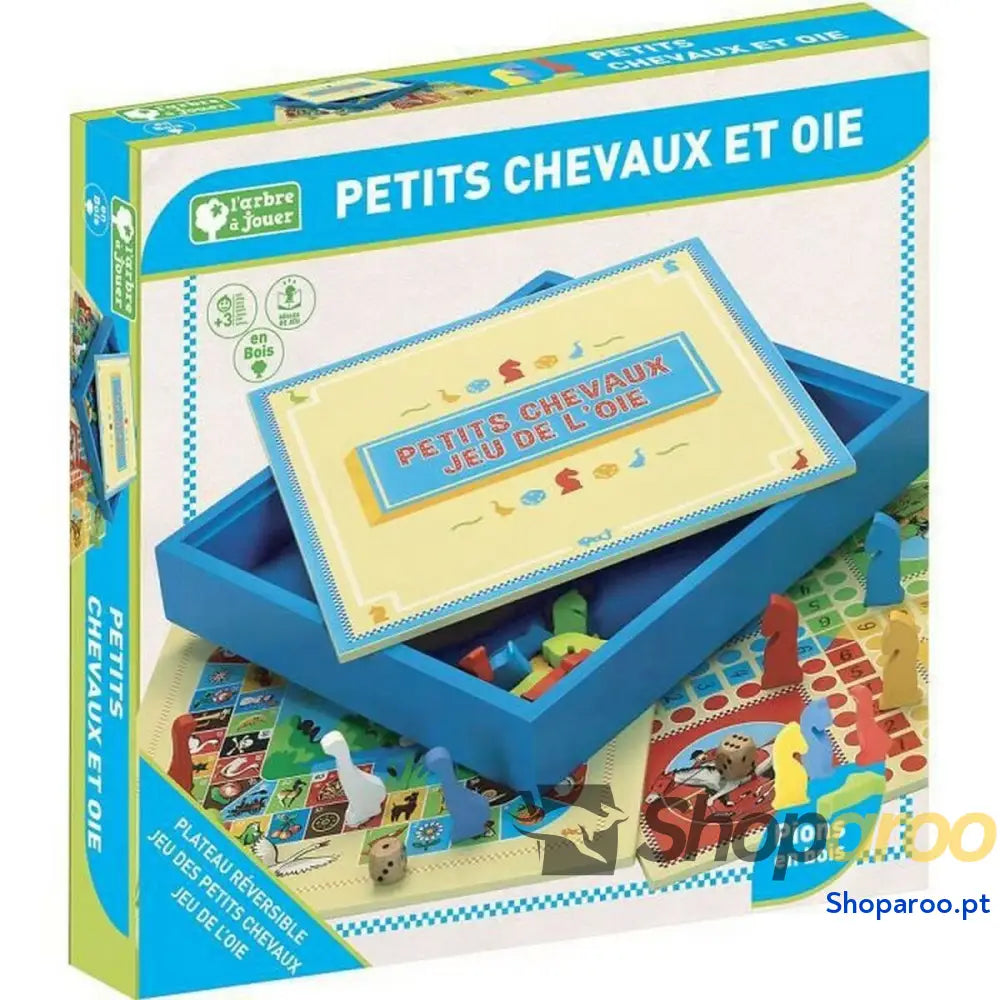 Jogo de Mesa L´Arbre a Jouer Little Horsesan Goose Games