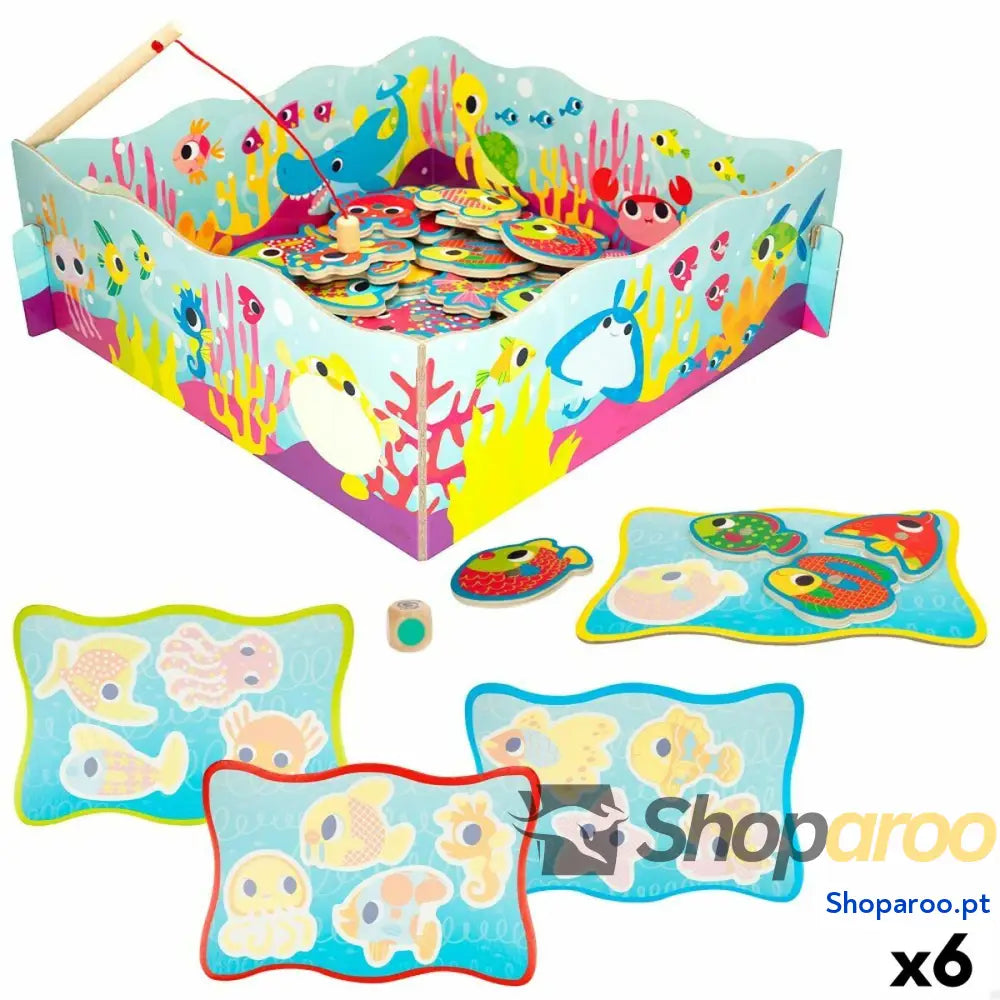 Jogo de Mesa Lisciani Giochi Montessori Pescas (6 Unidades)