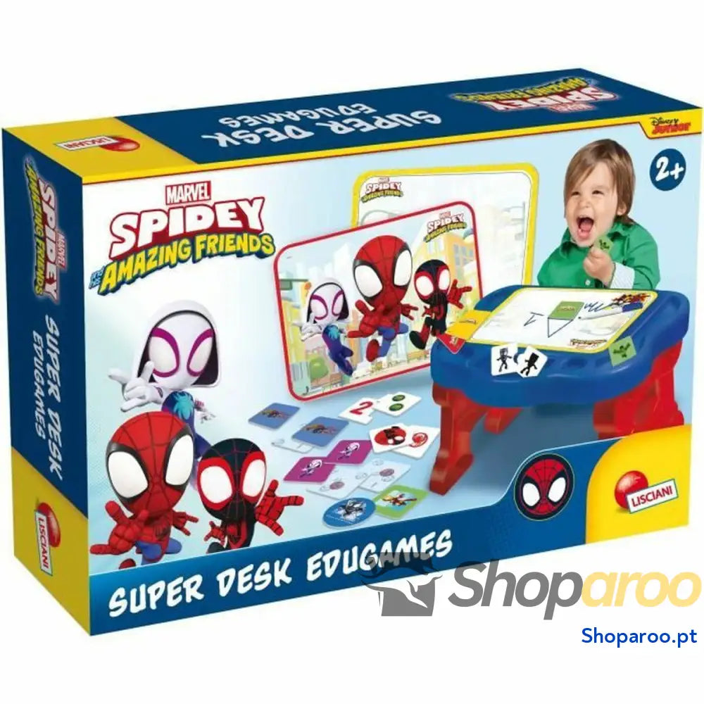 Jogo de Mesa Lisciani Giochi Spidey Super desk (Inglés, Alemán)