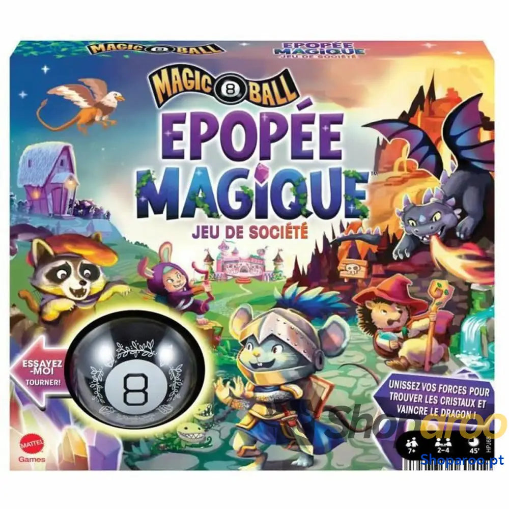 Jogo de Mesa Mattel Magic 8 Ball - Epopée Magique (FR)