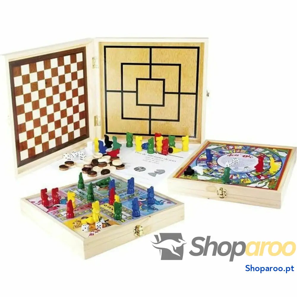 Jogo de Mesa  Wooden Box