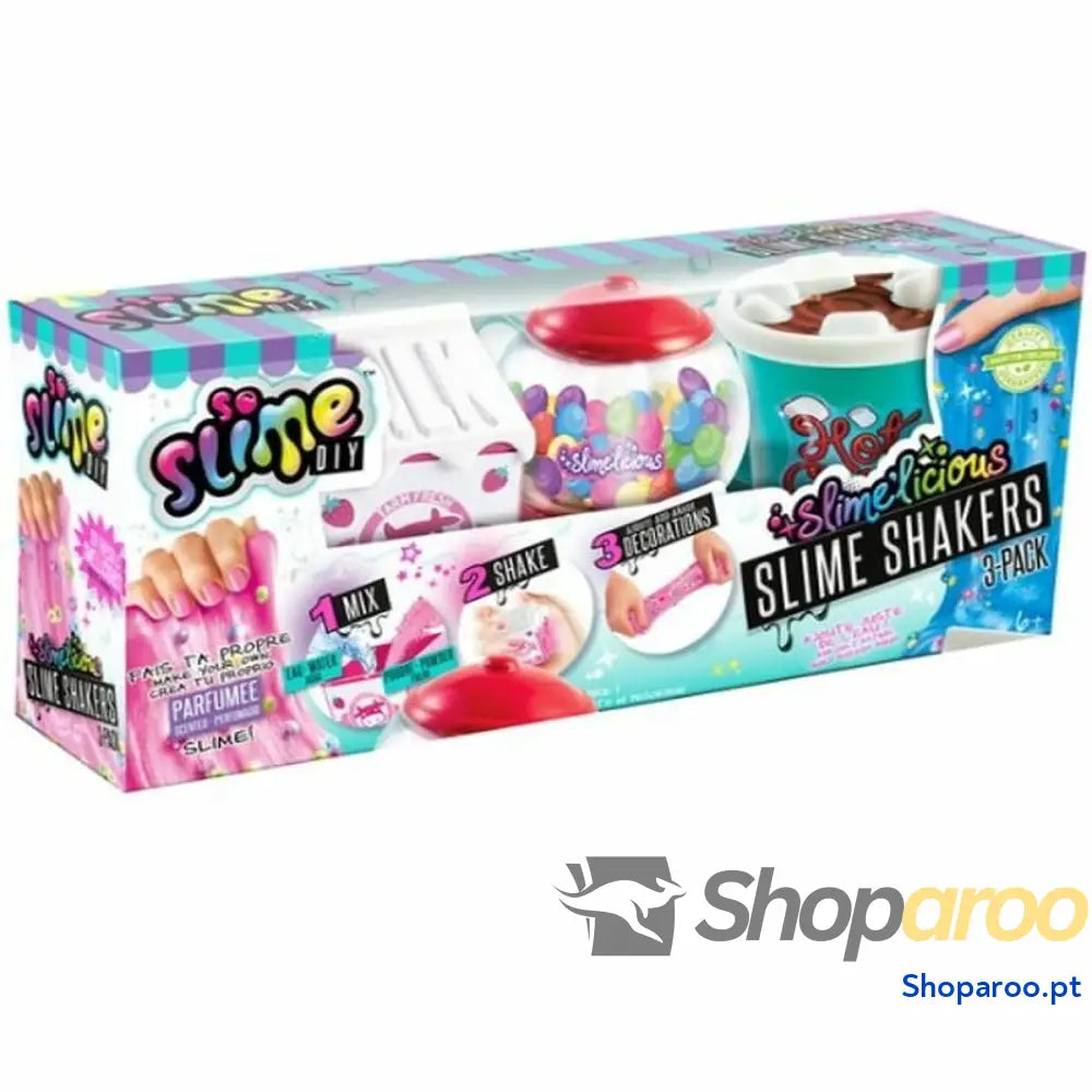 Jogo de Plasticina Canal Toys SLIMELICIOUS Violeta (3 Peças)