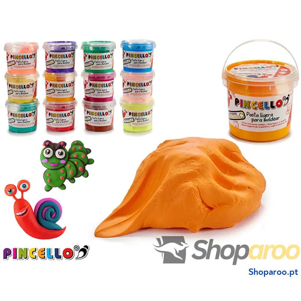 Jogo de Plasticina Pincello 1703746 (12 Unidades)
