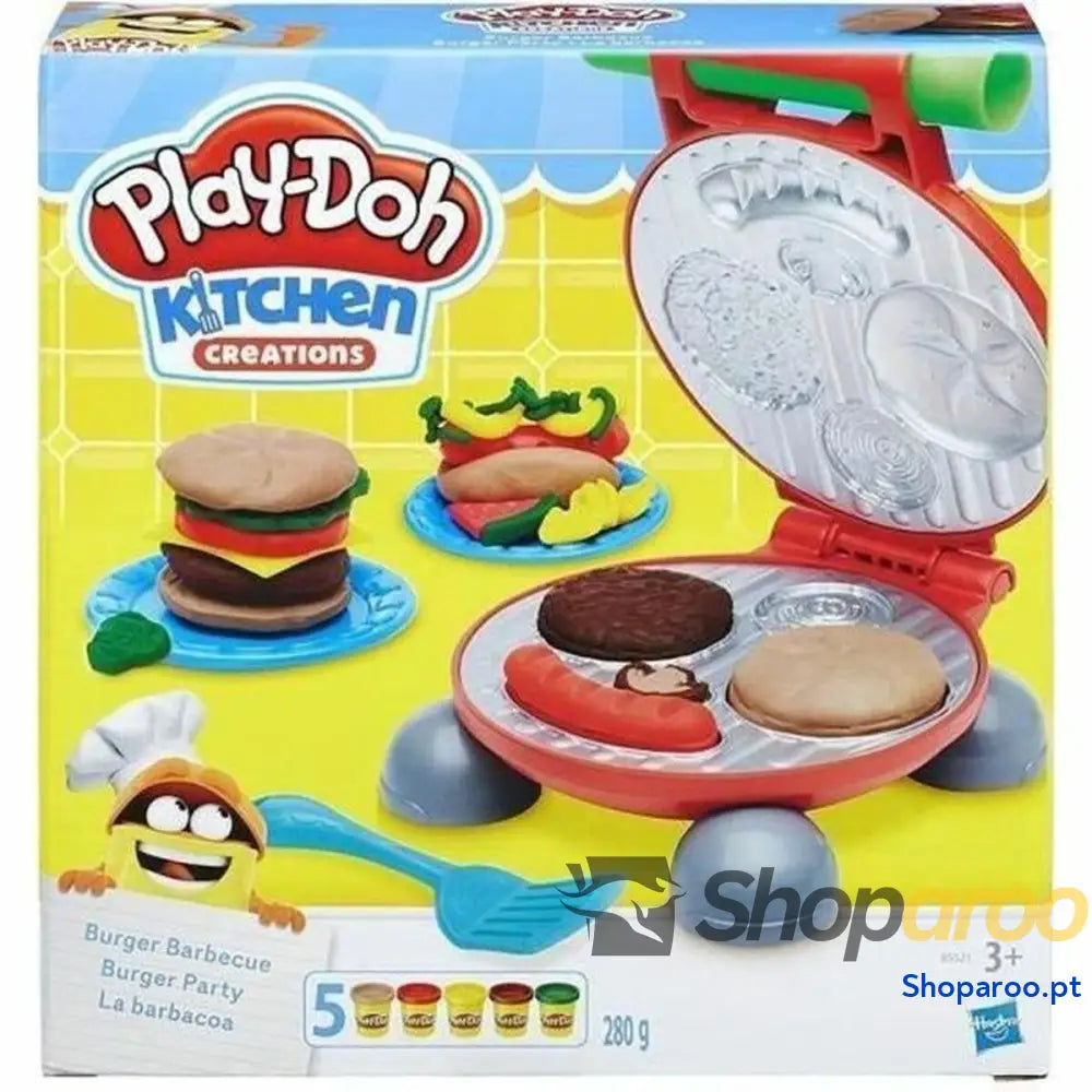 Jogo de Plasticina Play-Doh Burger Party