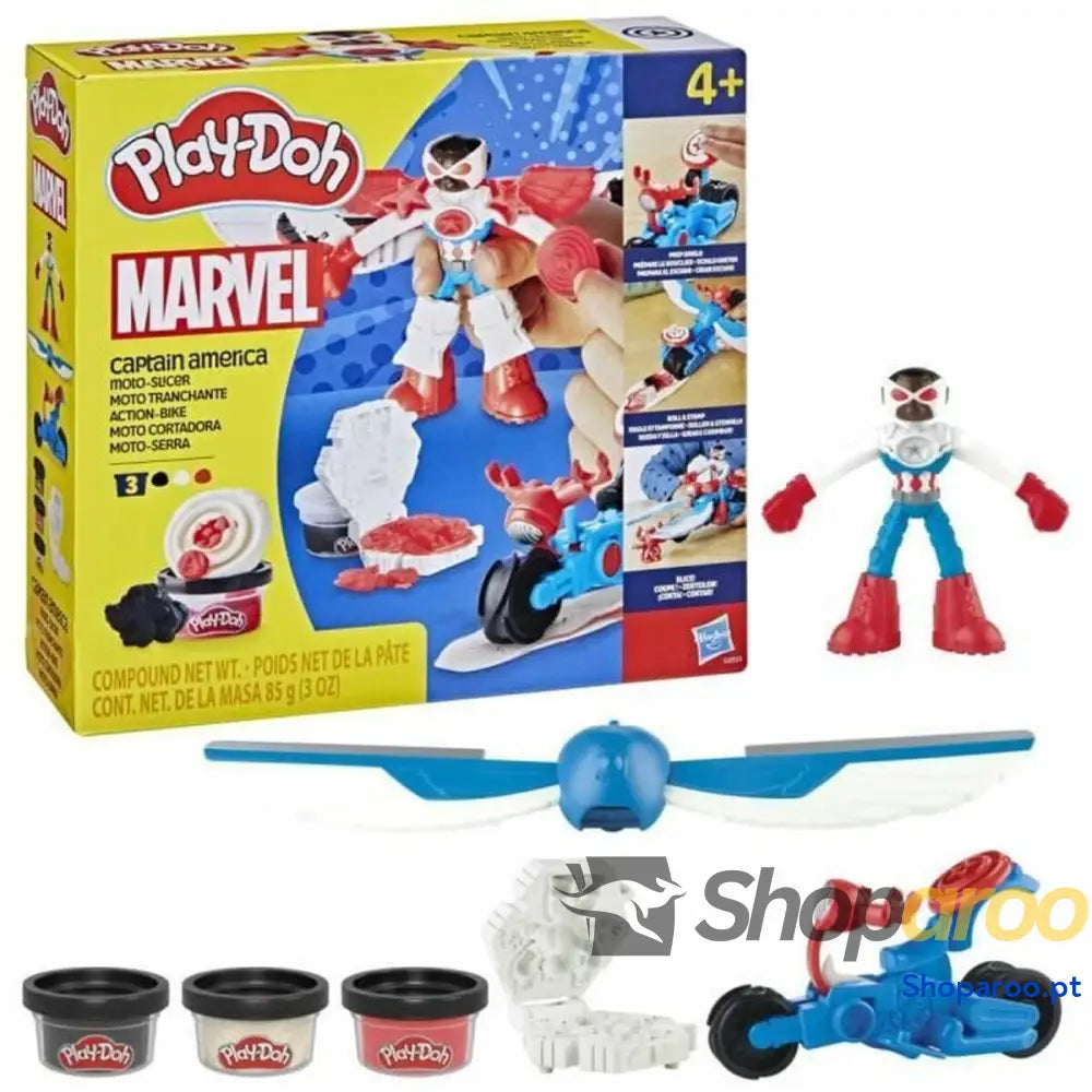 Jogo de Plasticina Play-Doh Marvel