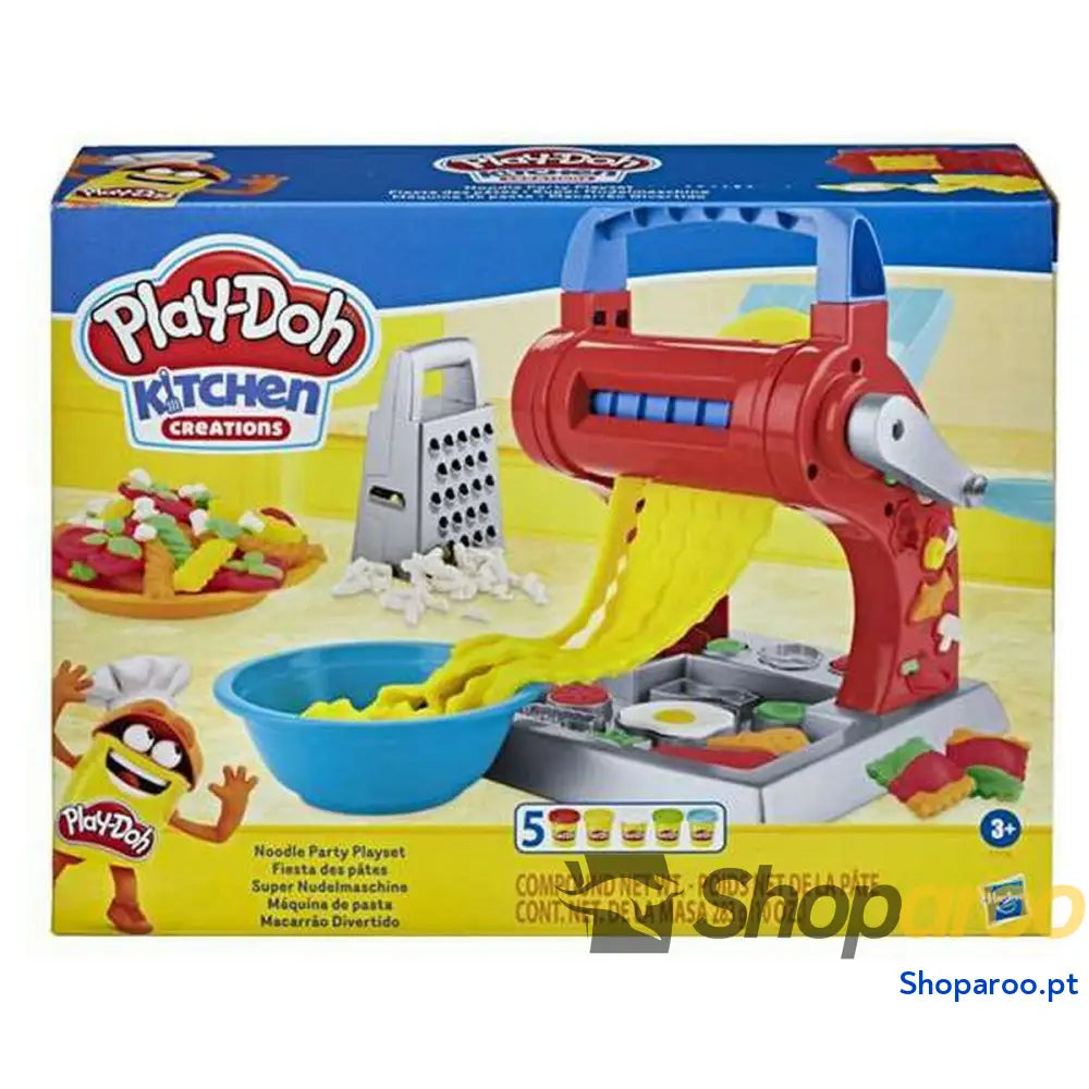 Jogo de Plasticina Playdoh Noodle Party Hasbro E77765L00 Multicolor (5 Peças)