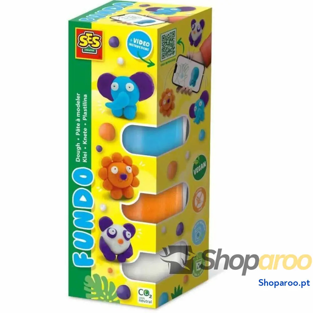 Jogo de Plasticina SES Creative (6 Peças) (4 Peças)