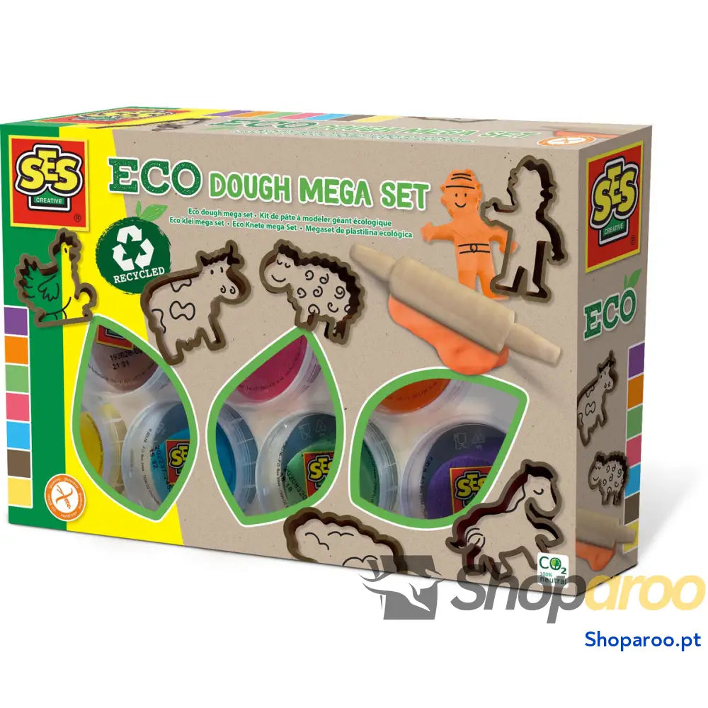 Jogo de Plasticina SES Creative Eco Sem glúten