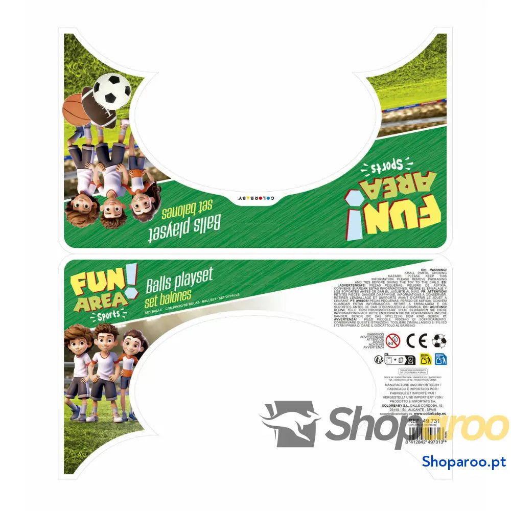 Jogo de pontaria Colorbaby 12 x cm (6 Unidades)