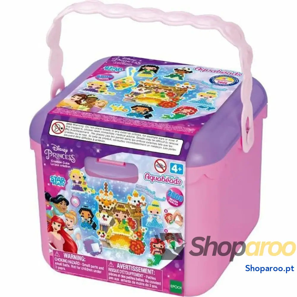 Jogo de Trabalhos Manuais Aquabeads The Disney Princesses box PVC Plástico