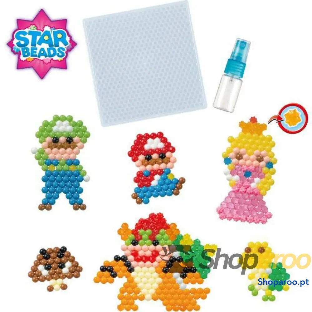 Jogo de Trabalhos Manuais Aquabeads The Super Mario Kit