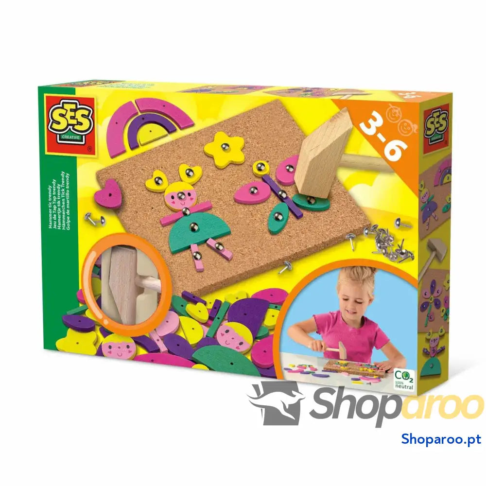 Jogo de Trabalhos Manuais com Papel SES Creative Juego Trendy Tap Tap