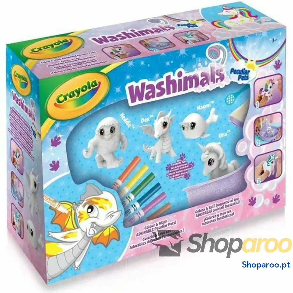 Jogo de Trabalhos Manuais Crayola Washimals Personalizado